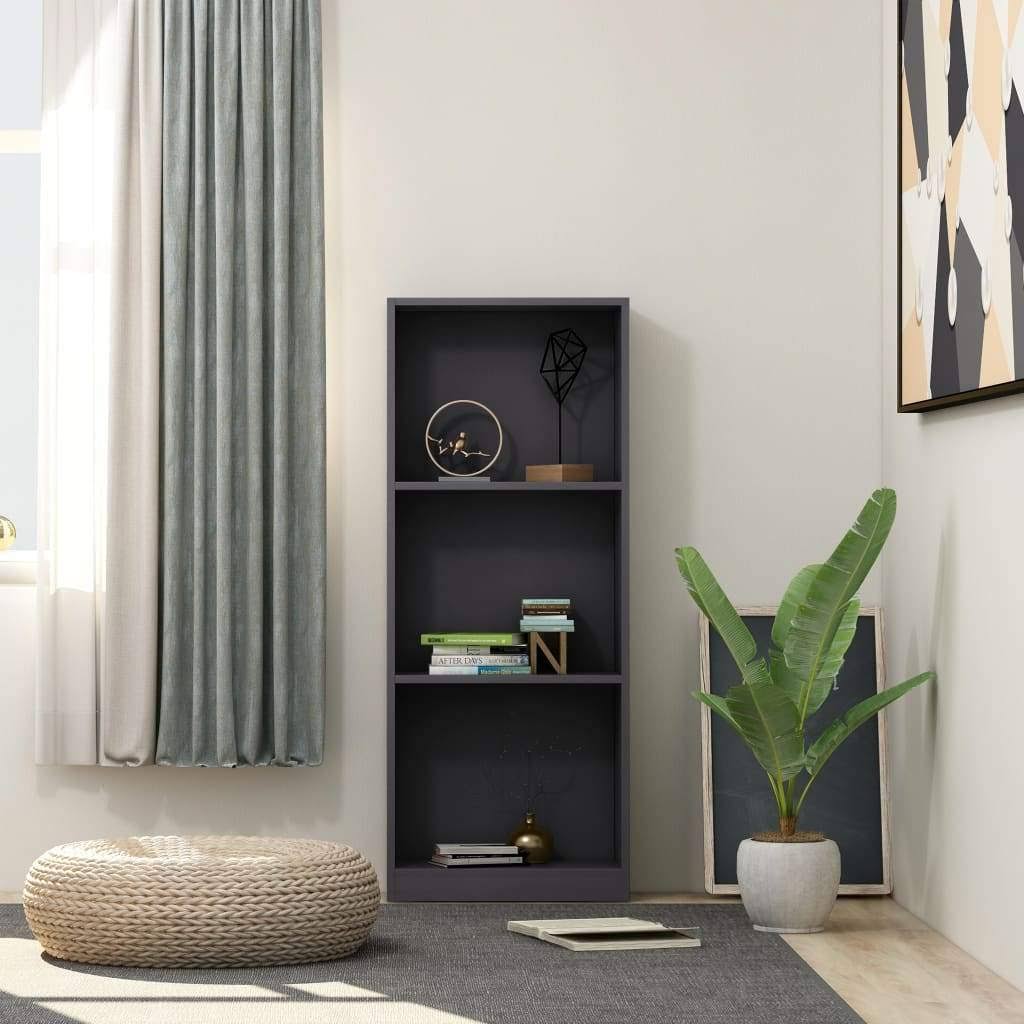 White 4-Tier Book Cabinet W636