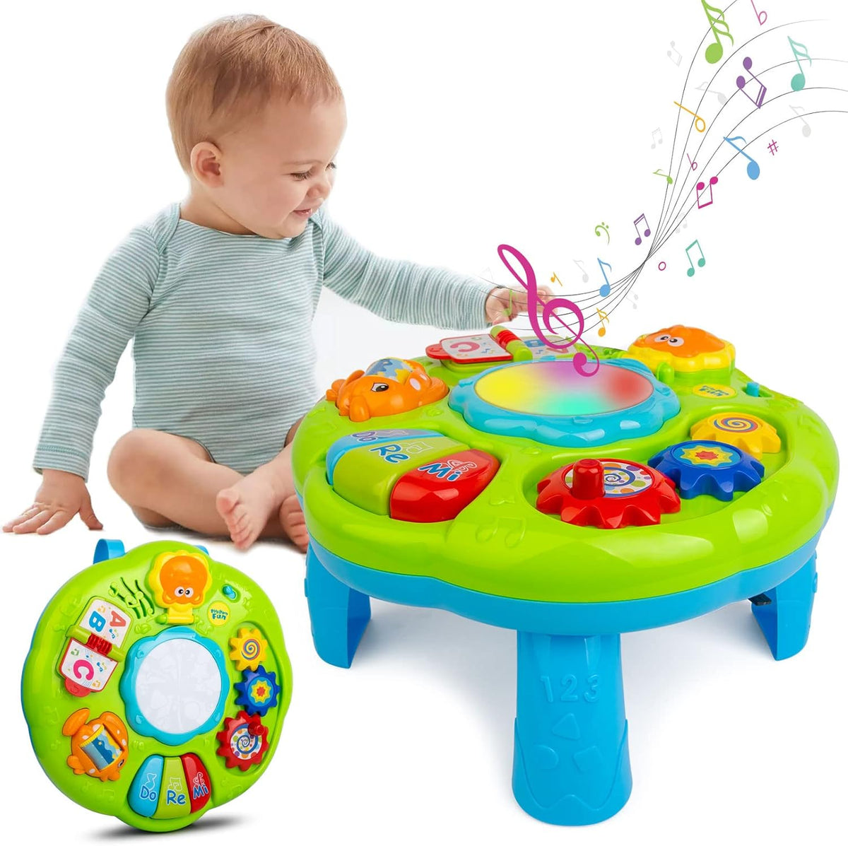 Musical Learning Table Activity Center for Infant Toddler Kids C8085
