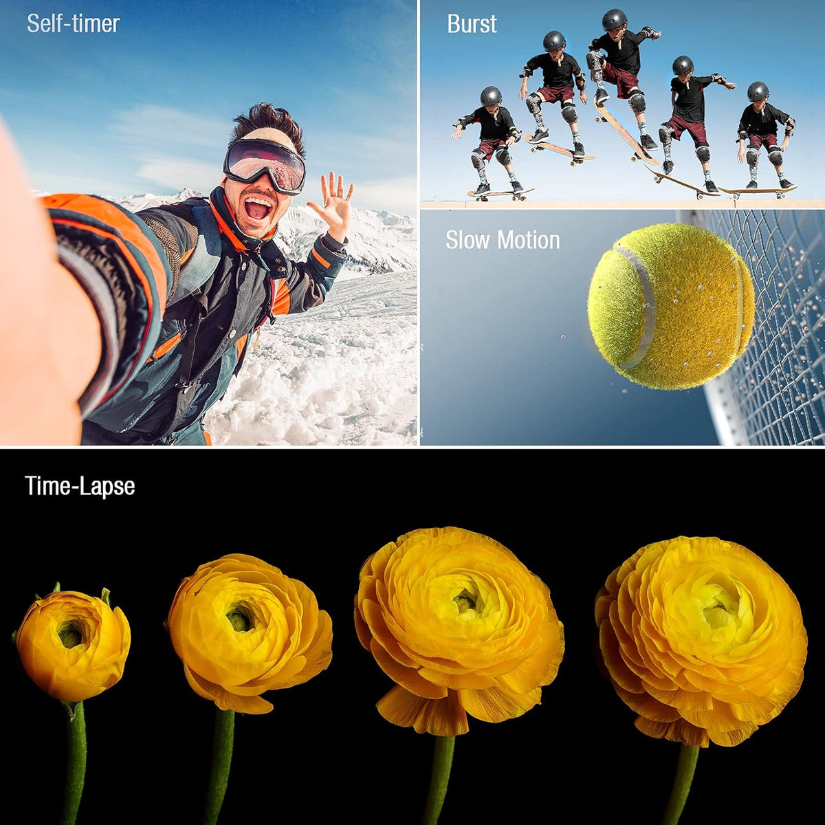 4K 20MP Dual Screen Waterproof Action Camera with Touch Screen and 2 Batteries G967761