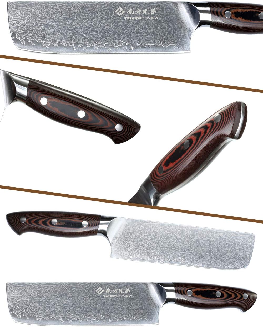 Damascus Chef Knife 8 Inch VG10 High Carbon Stainless Steel Knife Y948