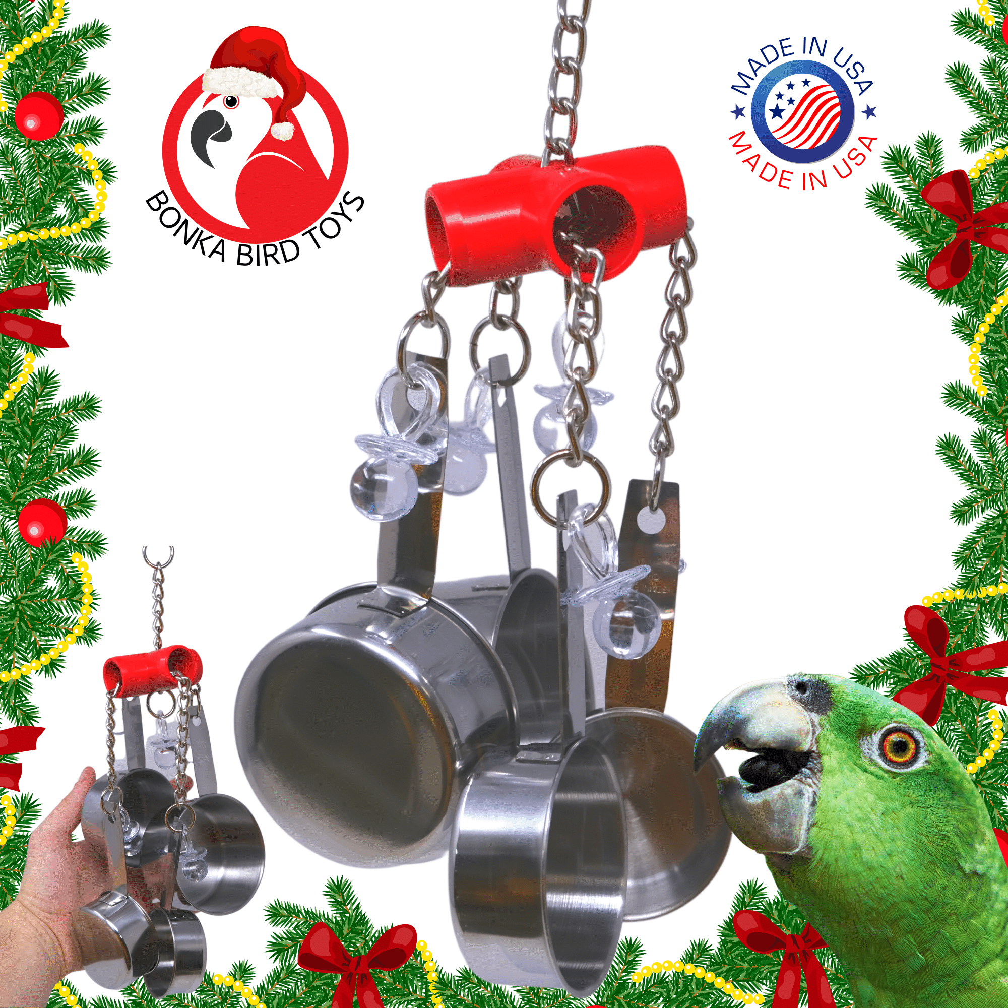Red Clacker Bird Toy V22917