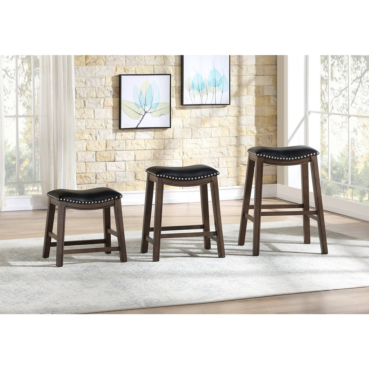 Black Counter Height Stool D809493