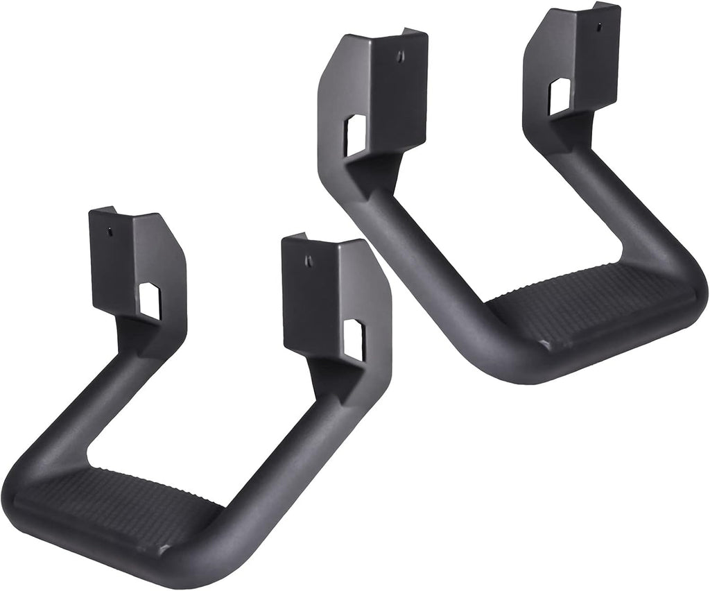 Black Powder Coated Aluminum Truck Side Step 4pcs Set D5167