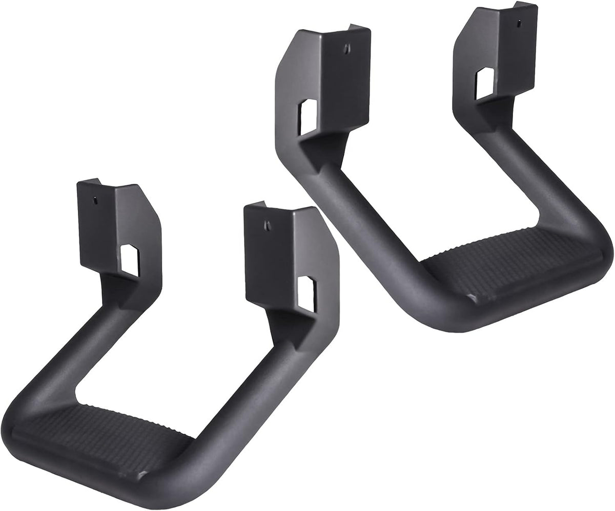 Black Powder Coated Aluminum Truck Side Step 4pcs Set D5167