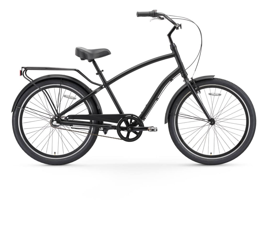 26x22 3 Speed Steel Sport Hybrid Cruiser Bicycle I9009