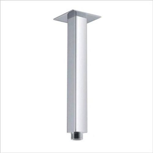 10 inch Ceiling Mount Square Rainfall LED Shower Head Stainless Steel with Chrome Finish L3274