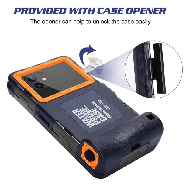 Waterproof Protective Case for Samsung Galaxy M21s and All Phones Up to 6.9 Inch with Lanyard S650