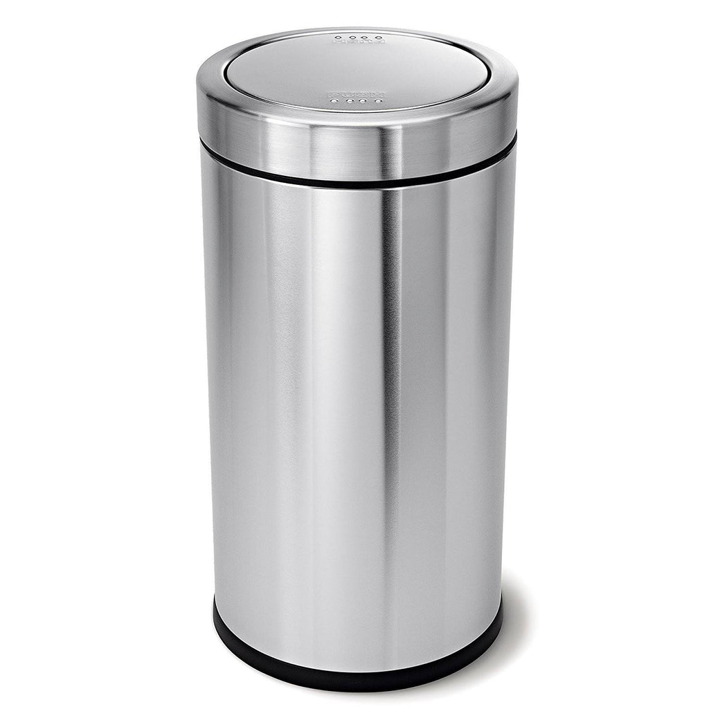 Brushed Stainless Steel Swing Top Bin G50371