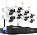 8CH 1080P Wireless Security Camera System with 2TB Hard Drive M73457