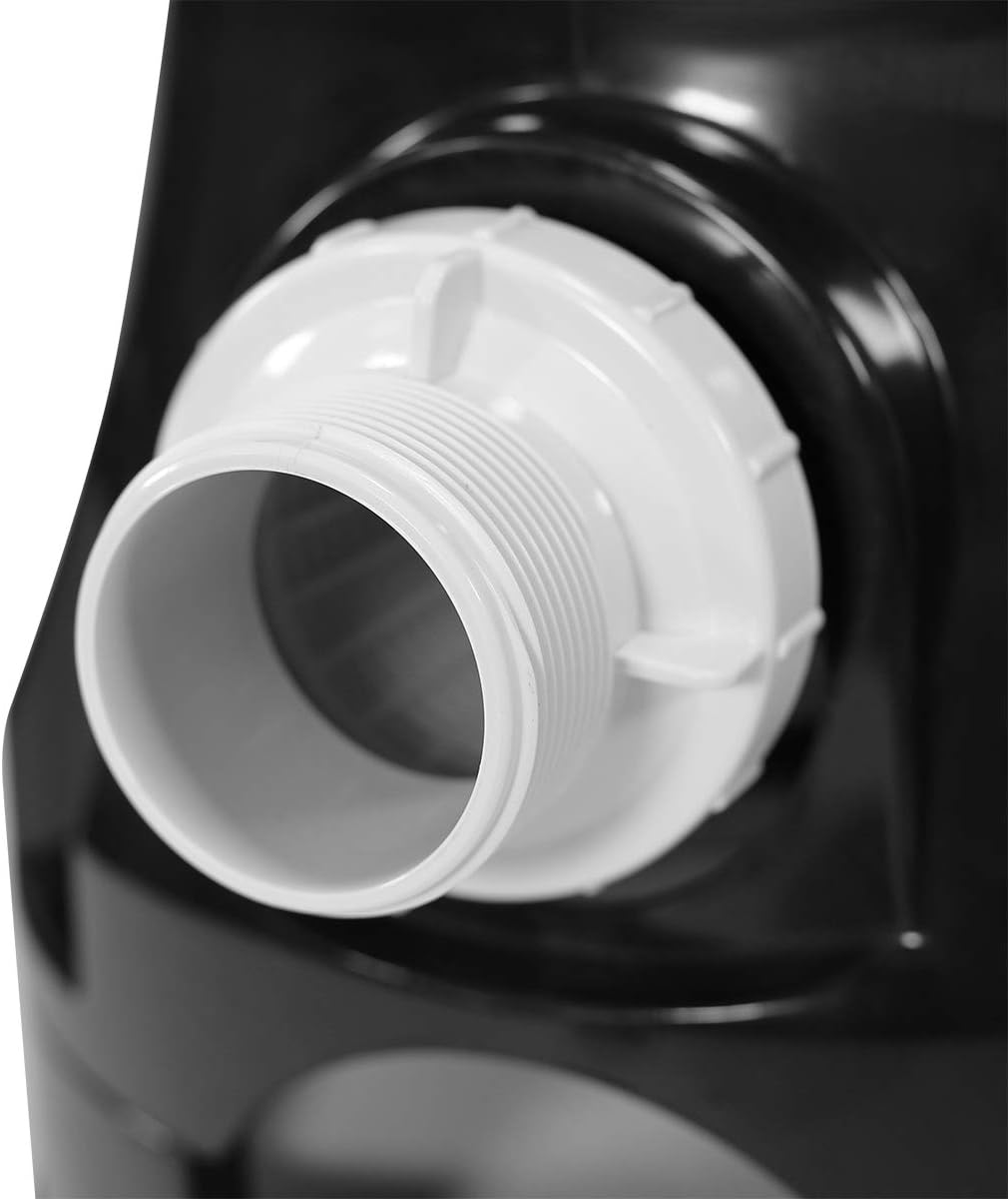 White/Black Above Ground Pool Cartridge Filter System with Pump Z276