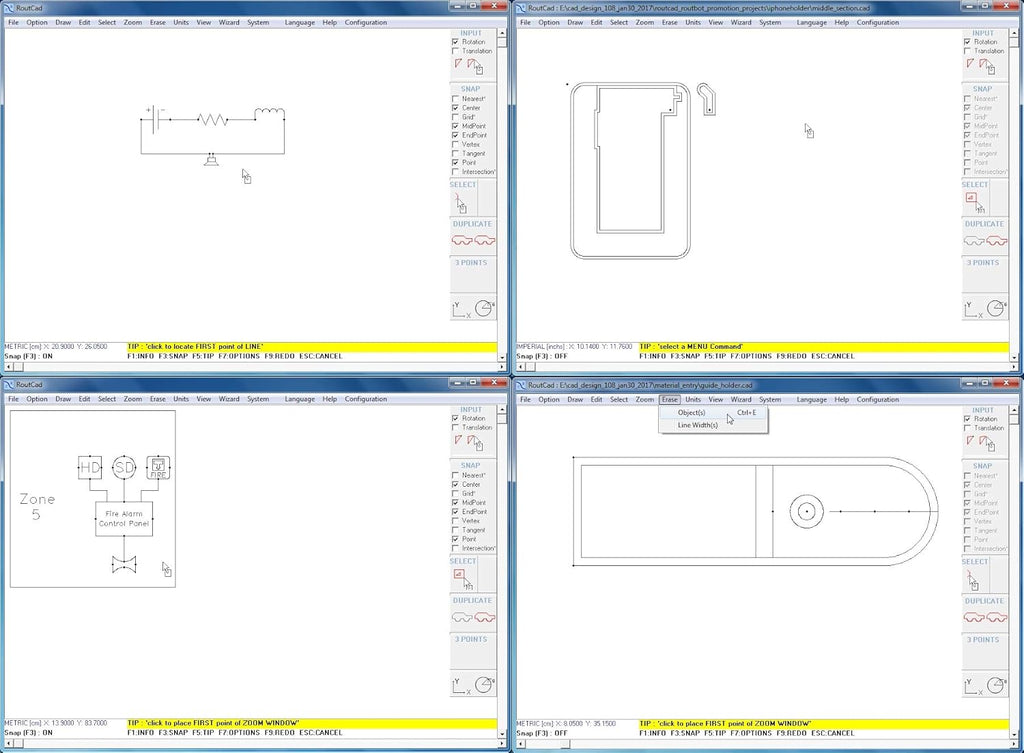 CAD Software with Parts Library and Tutorial Training Videos L72275