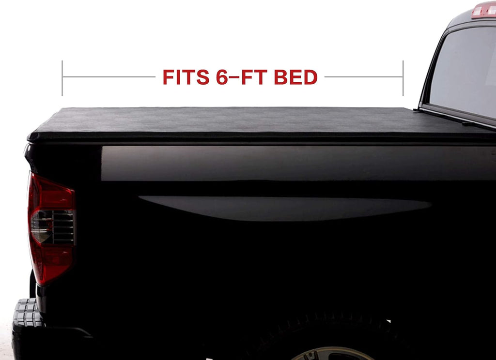 Soft Roll Up Tonneau Cover for 6ft Fleetside Bed G9874