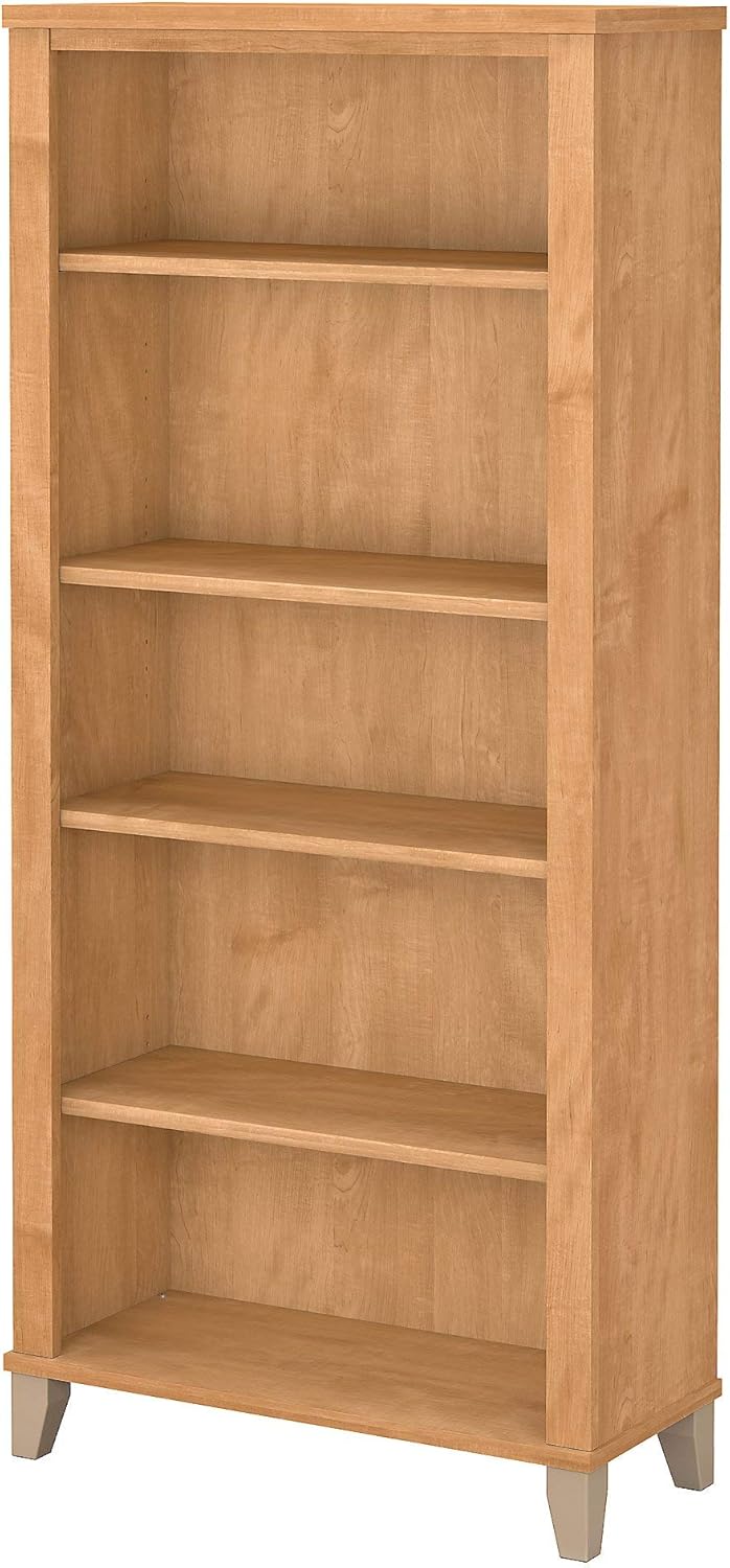 Ash Gray 5 Shelf Bookcase B72930