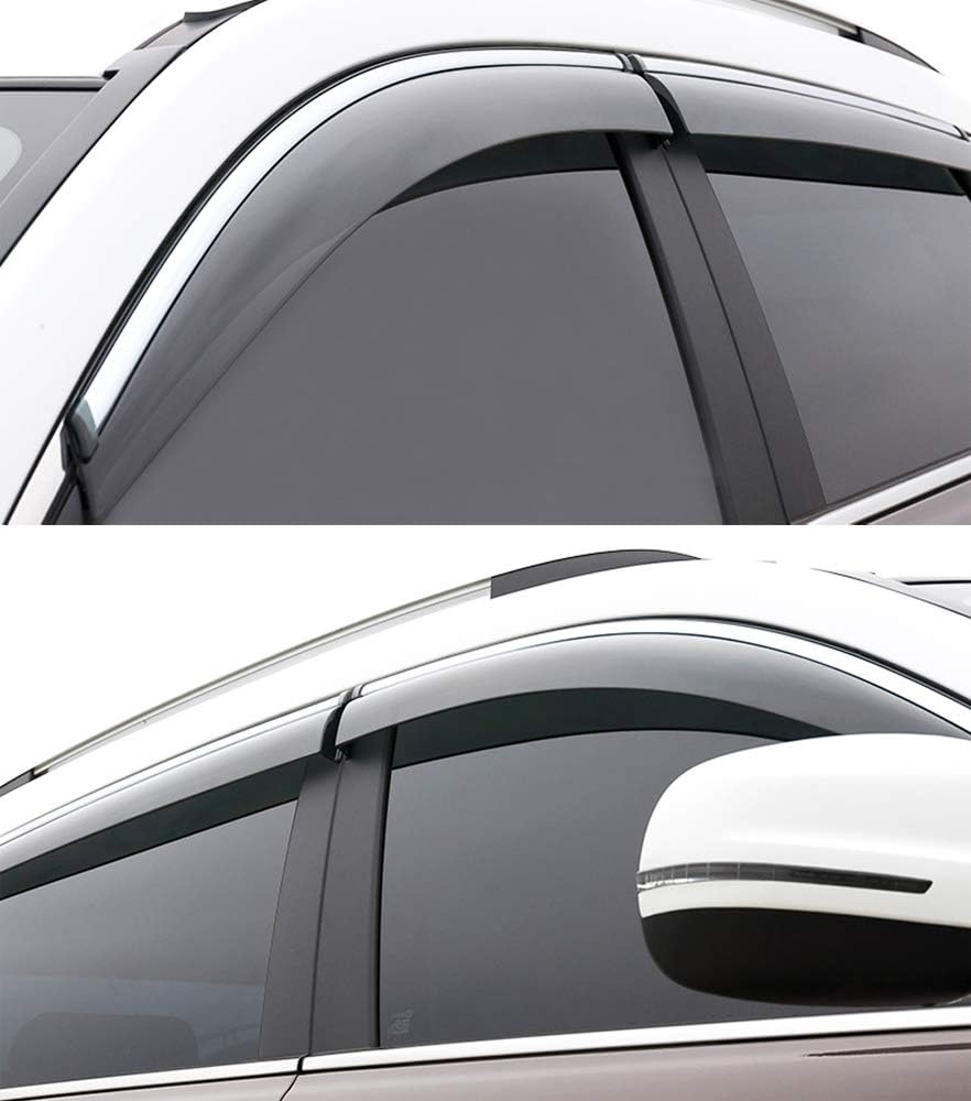 Car Window Visor Vent Shade Deflector Sun/Rain/Fog Guards Z8259