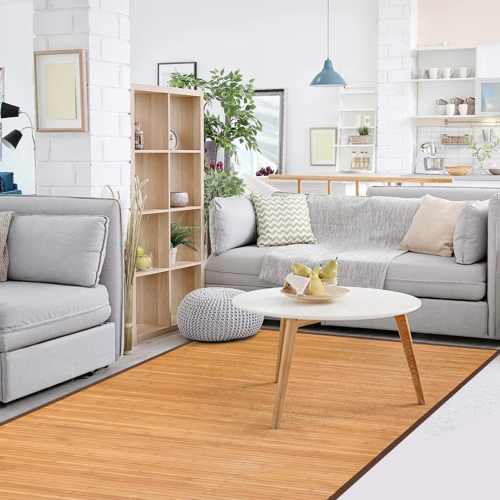 Bamboo Floor Mat Area Rug P6754