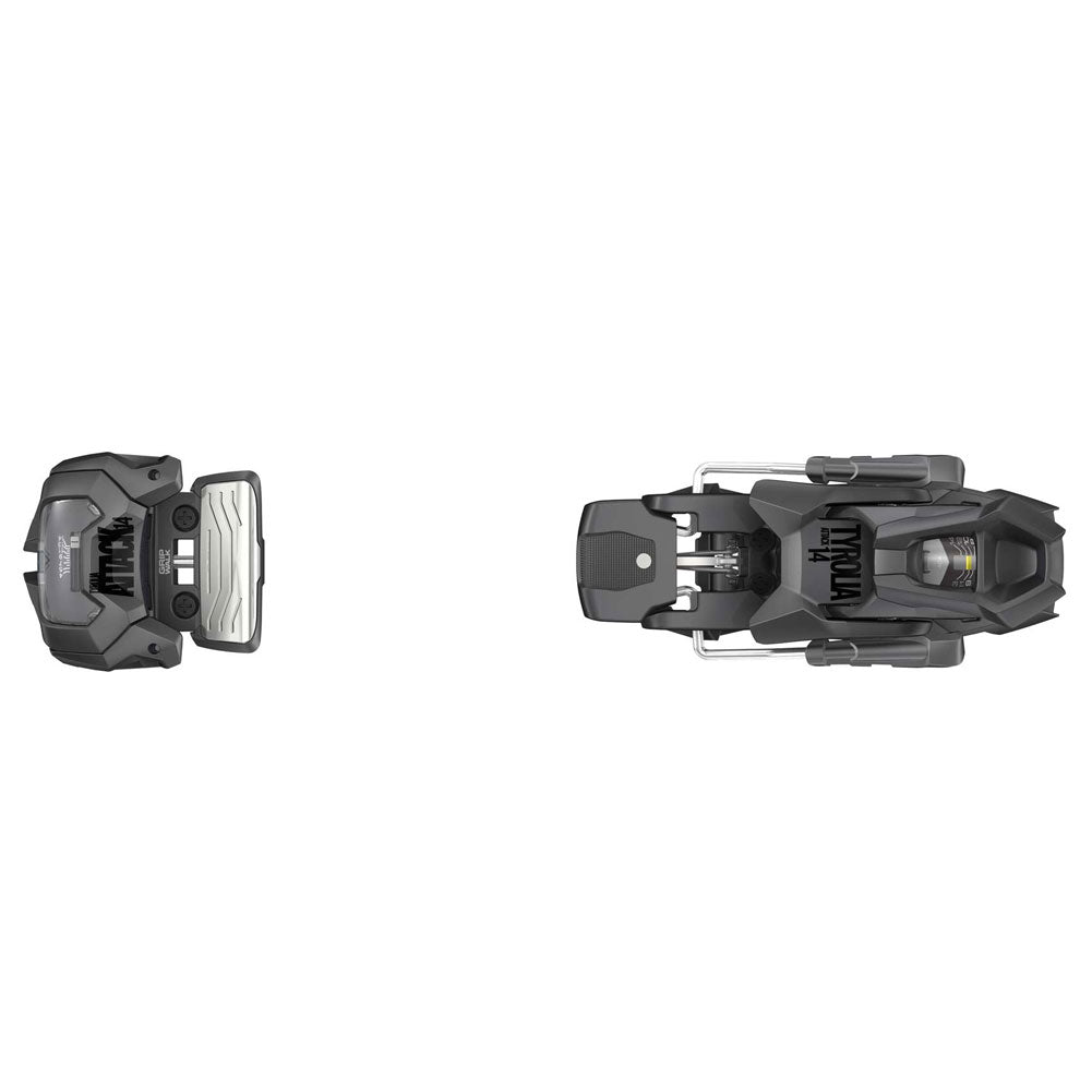 Solid Black Ski Bindings F57694