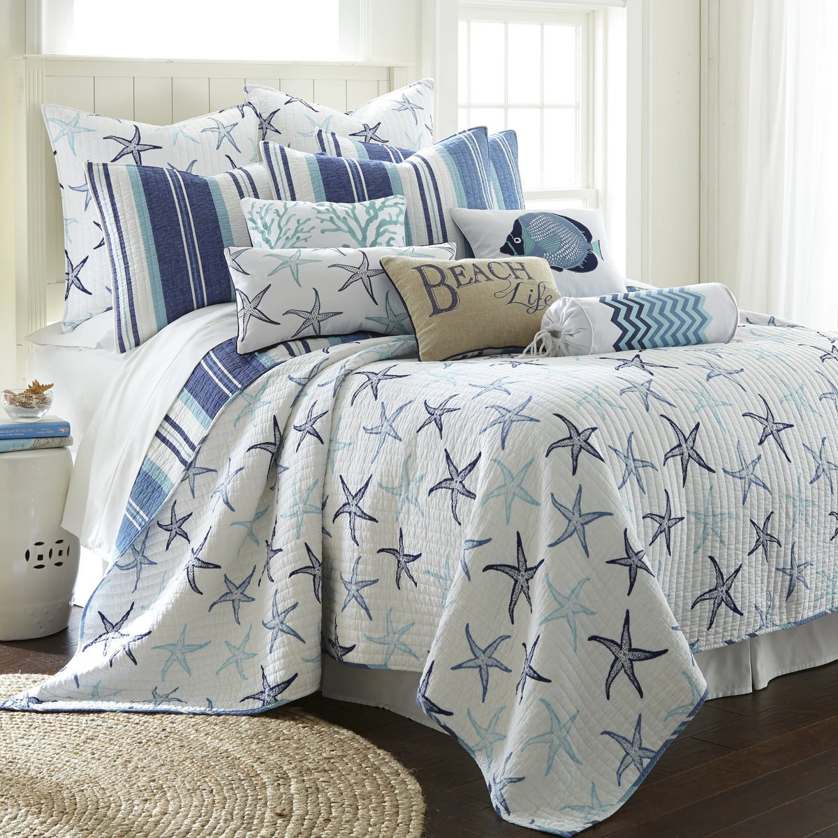 King Cotton Quilt Set with 2 Pillow Shams O555186