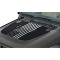 Low Gloss Black American Flag Hood Graphic C755507