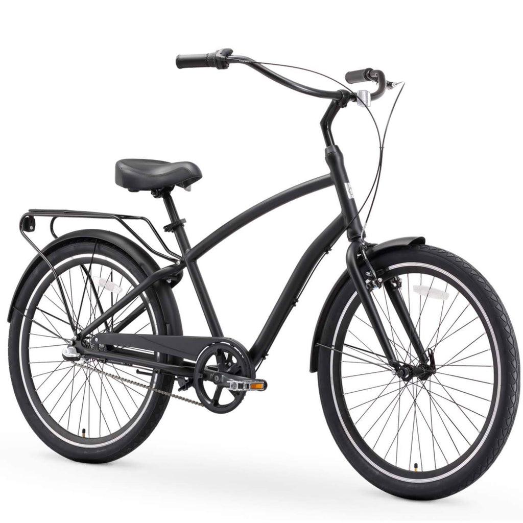 26x22 3 Speed Steel Sport Hybrid Cruiser Bicycle I9009