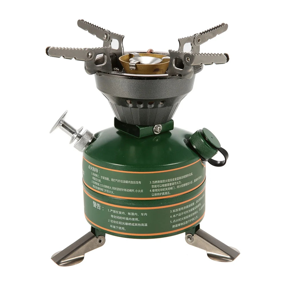 Portable Gasoline-burning Camping Furnace Cooker V221966