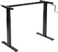 Hand Crank Stand Up Desk Frame with Cable Management Tray M840189
