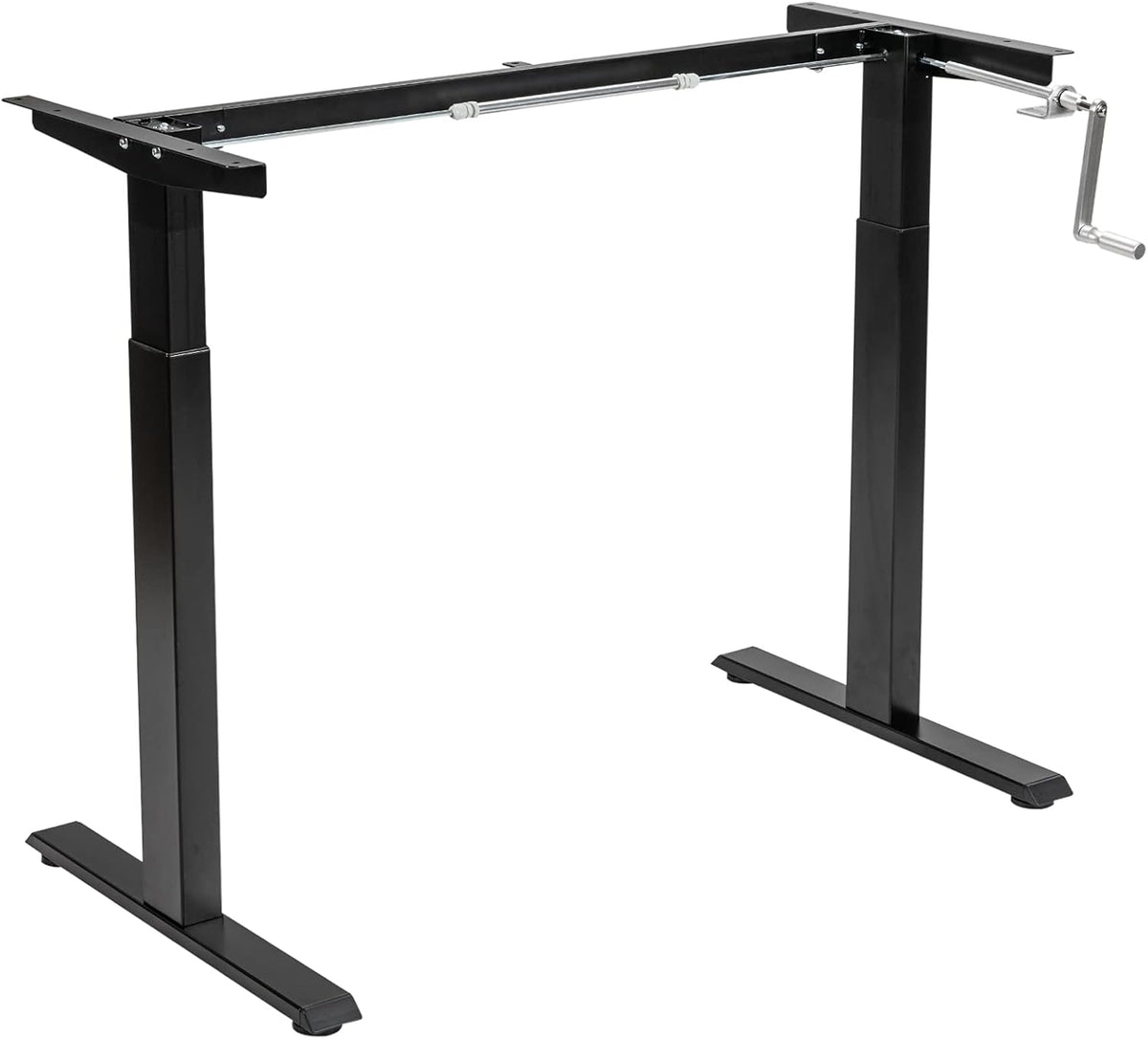 Hand Crank Stand Up Desk Frame with Cable Management Tray M840189
