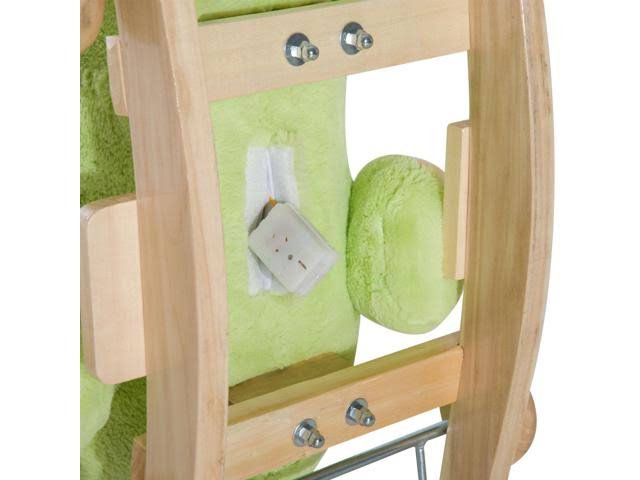 2-in-1 Plush Dinosaur Kids Ride on Cart Rocking Horse Toy V243