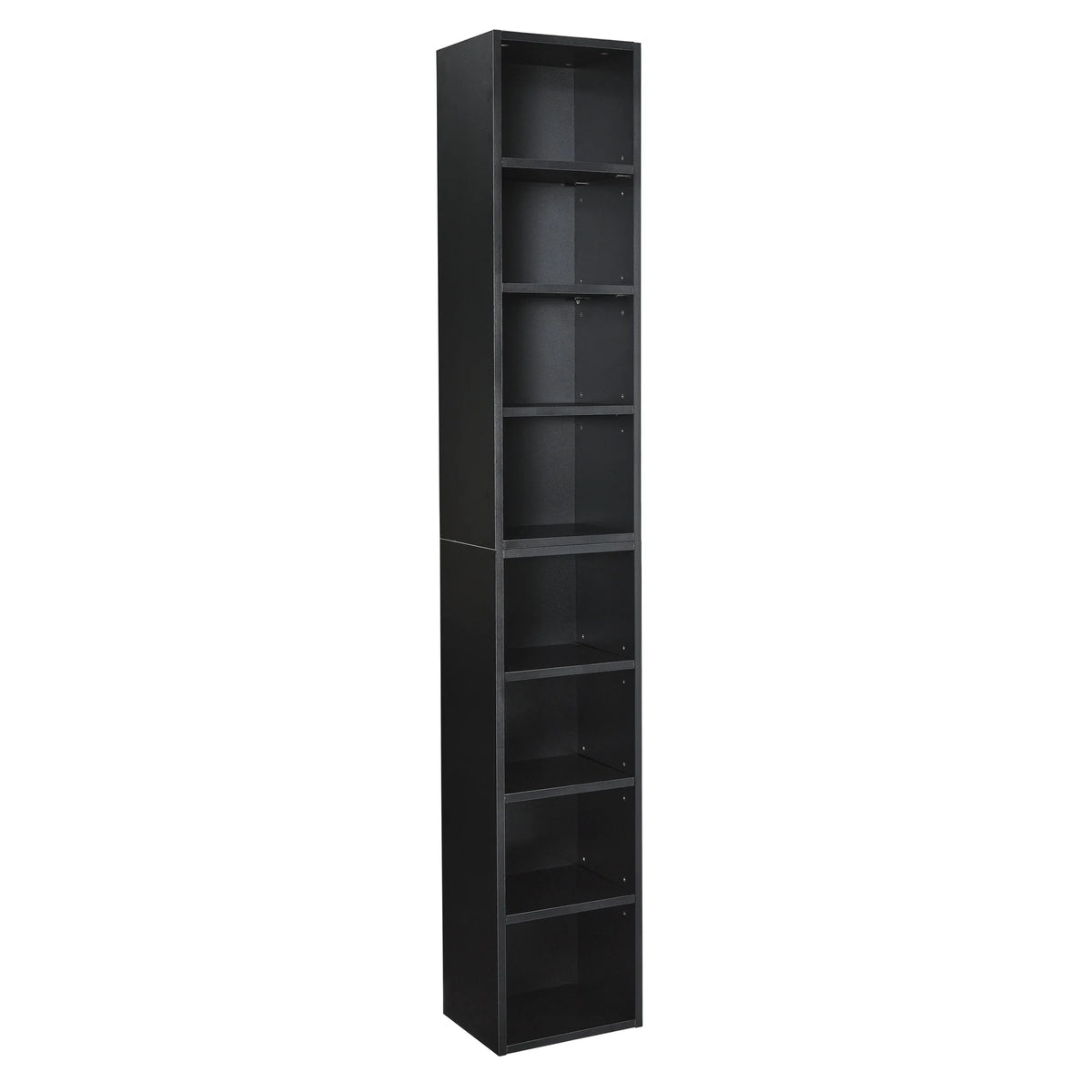 8-Tier Media Tower Rack with Adjustable Shelves A840