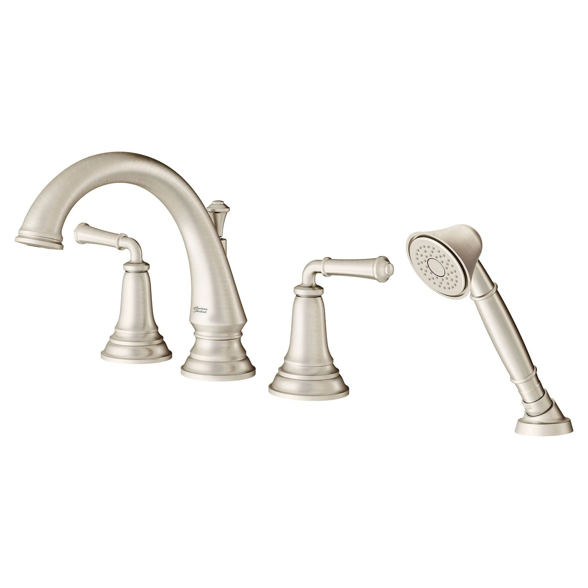 Polished Chrome Roman Tub Faucet with Personal Shower R9252