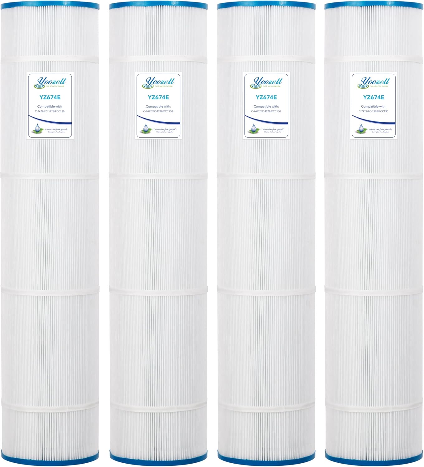 4Pack Swimming Pool Replacement Filter Cartridge N143454