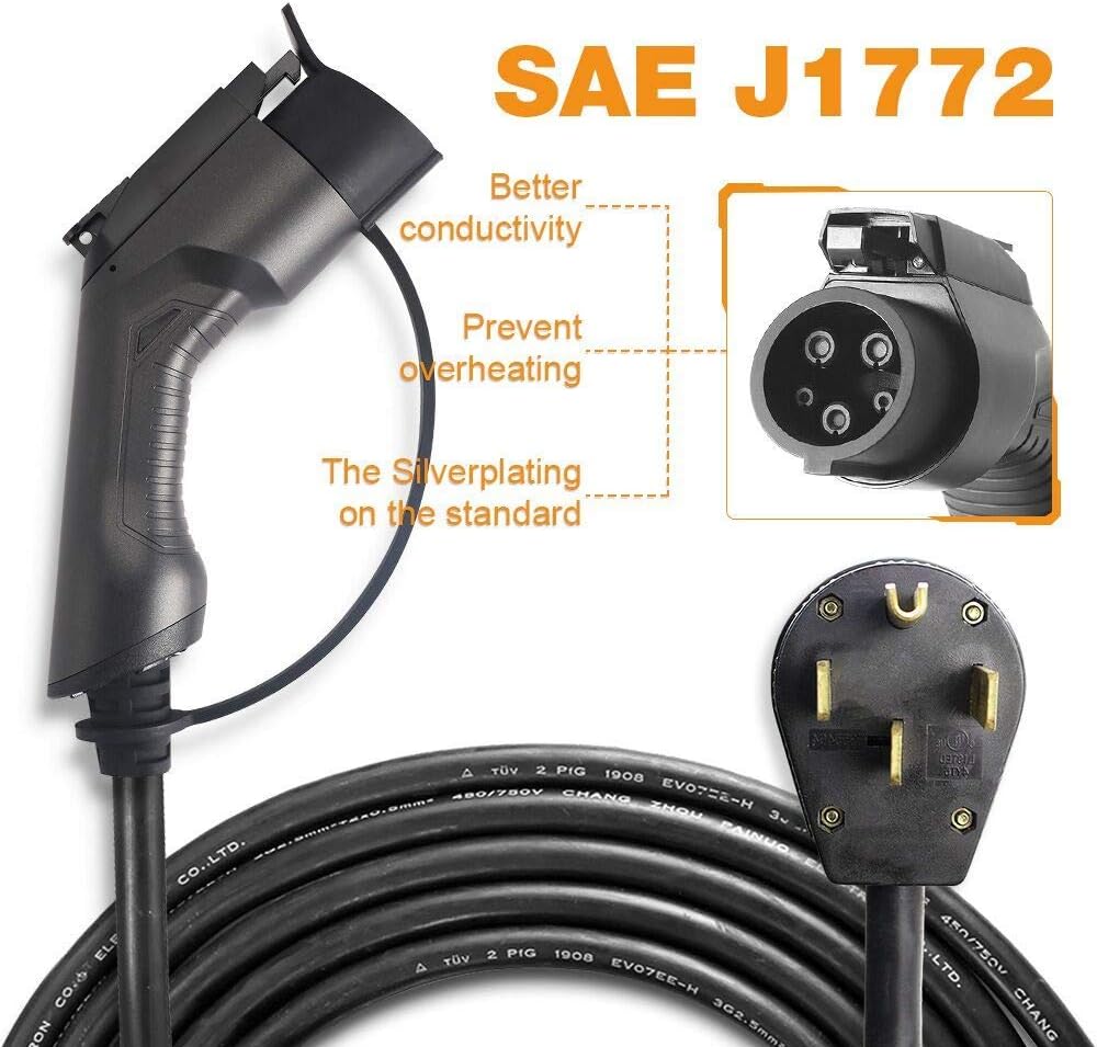 32 Amp Level 2 Portable EV Charger with NEMA14-50 K68522