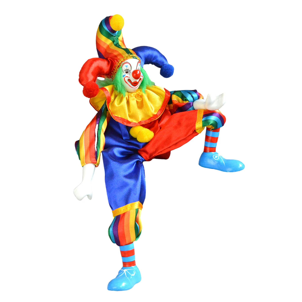 Harlequin Doll Porcelain Doll Toy Ornament O395