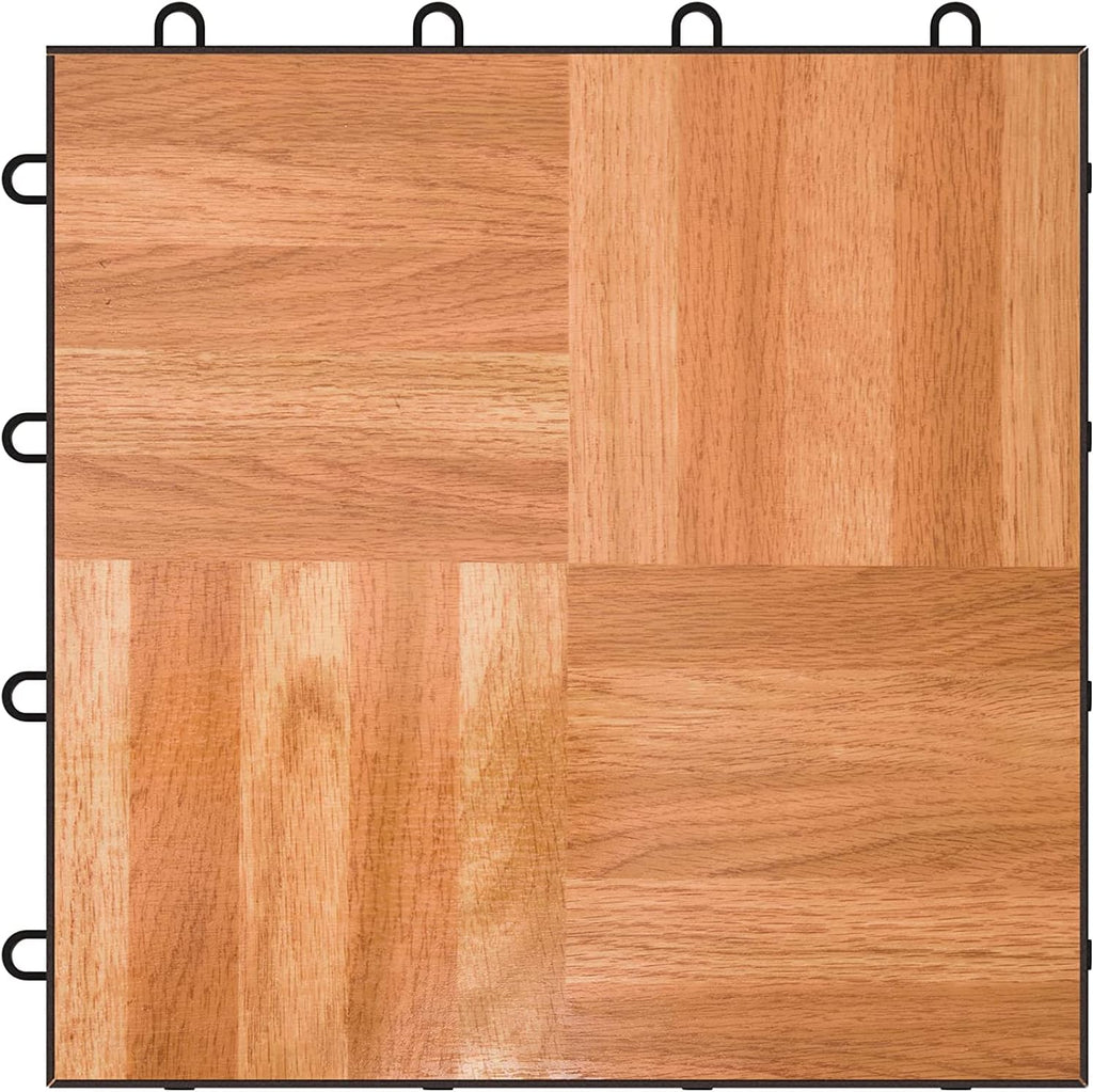 9 Piece Tap Dance Studio Floor Tile Kit with Edge Pieces C317096