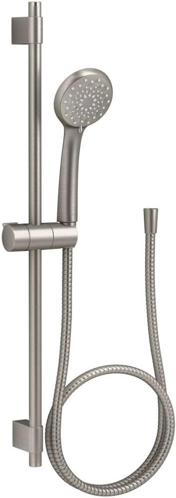 Vibrant Brushed Nickel 3-Spray Handshower with Slide Bar Kit Q8290