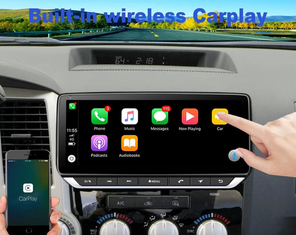10.25inch Touch Screen in-Dash Navigation System with Wireless Carplay Android Auto T433225