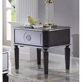 Charcoal & Light Gray End Table C809