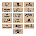 16-Pk Kraft Brown Love Coupons Z83495