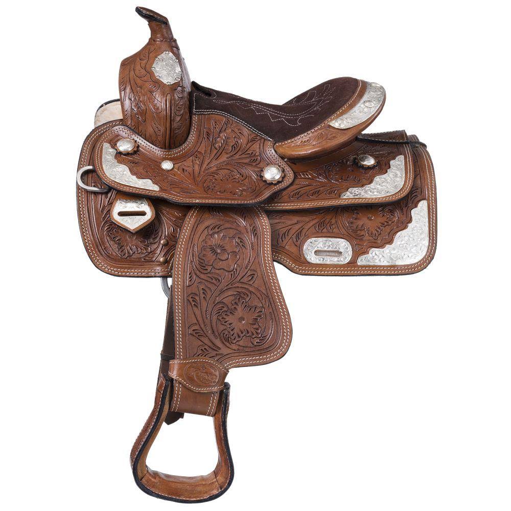 Western Saddle Pony Silver Accents O9080