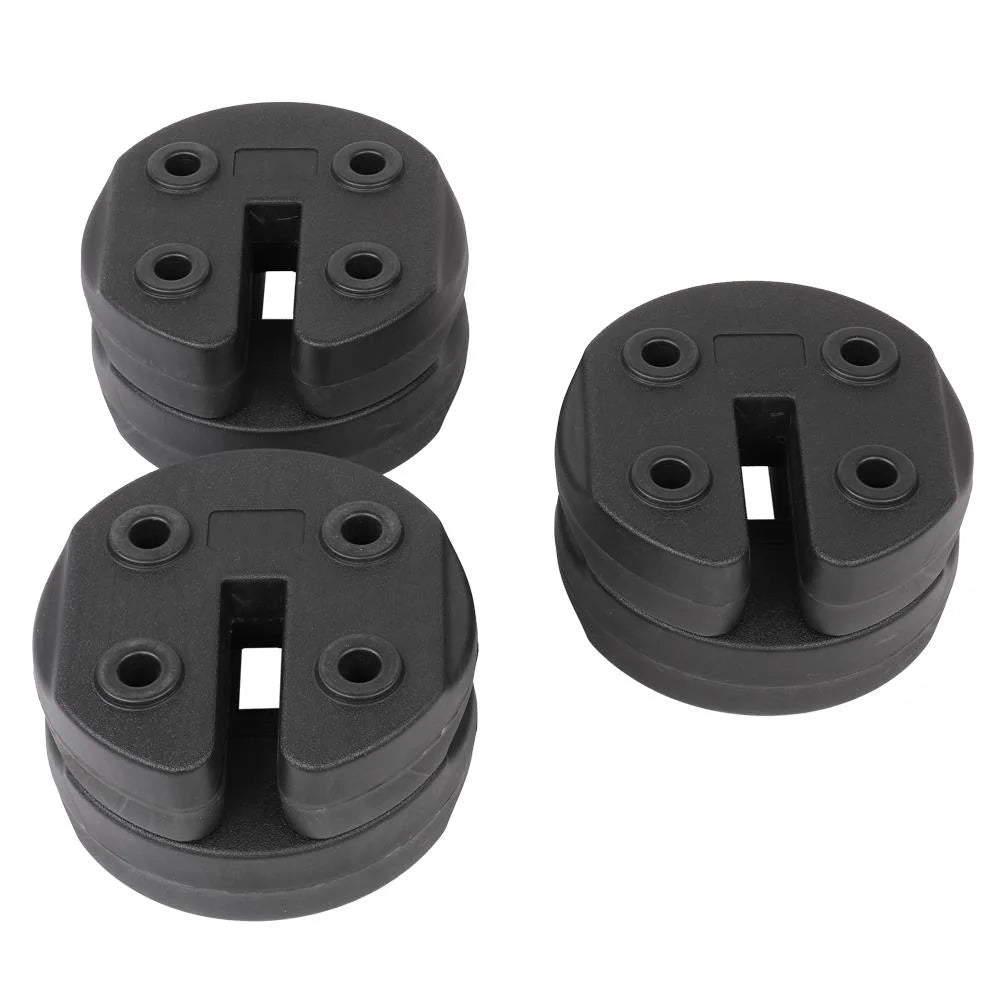 6Pcs Weight Plates Canopy Water Black M934