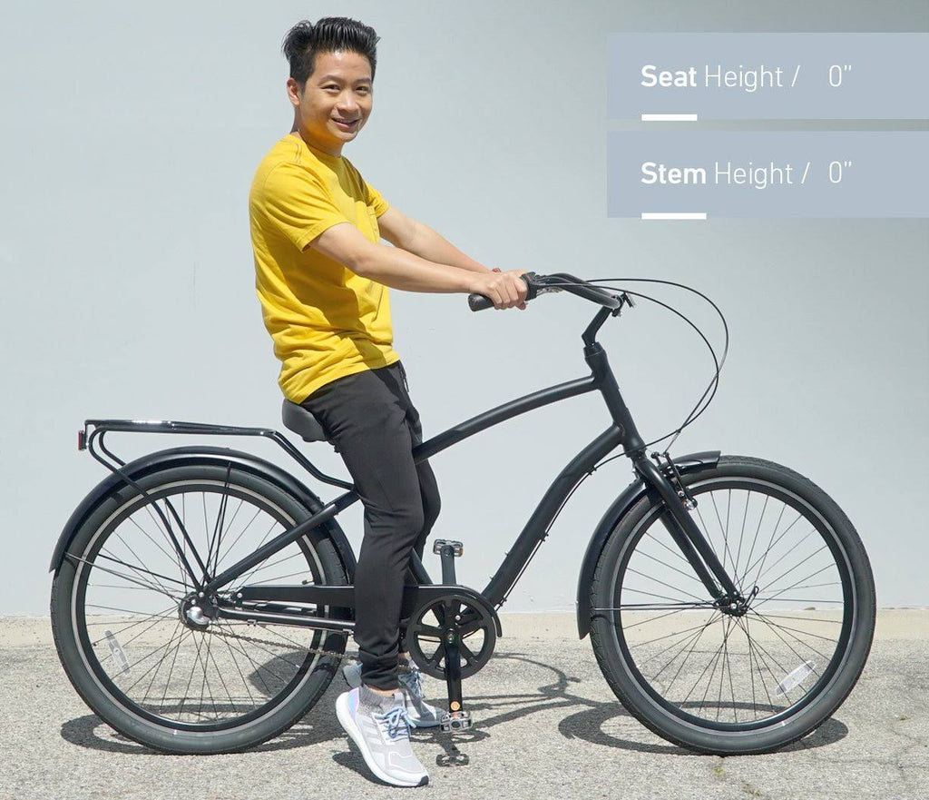 26x22 3 Speed Steel Sport Hybrid Cruiser Bicycle I9009