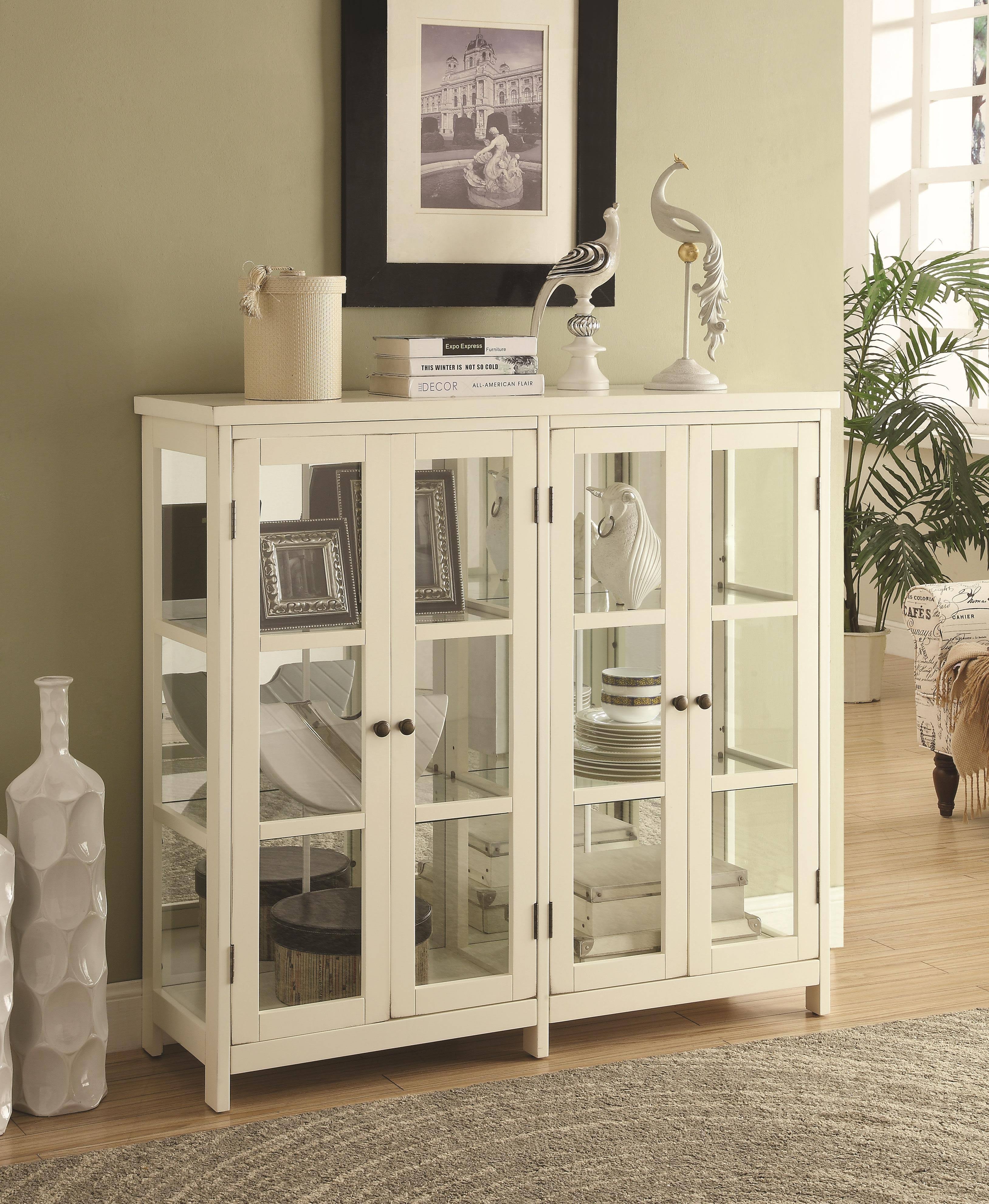 White Accent Display Cabinet T663886