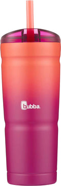 Pink Sorbet Vacuum-Insulated Stainless Steel Tumbler with Lid and Straw, 24oz G536