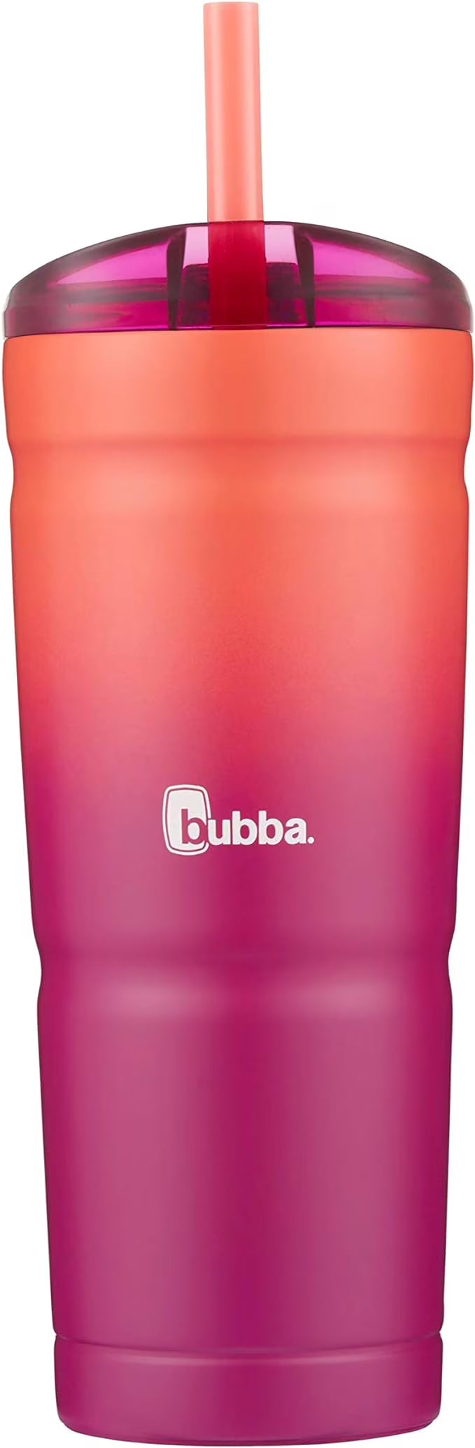 Pink Sorbet Vacuum-Insulated Stainless Steel Tumbler with Lid and Straw, 24oz G536