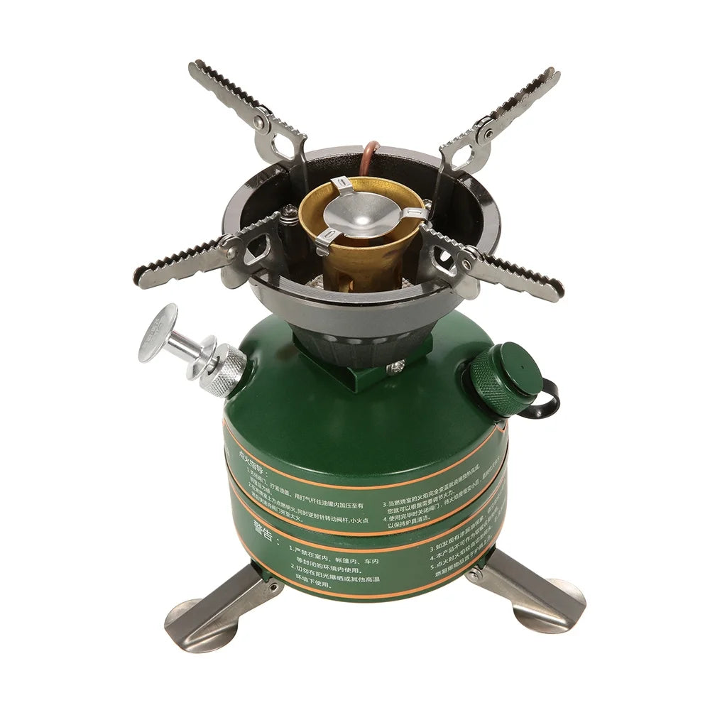 Portable Gasoline-burning Camping Furnace Cooker V221966