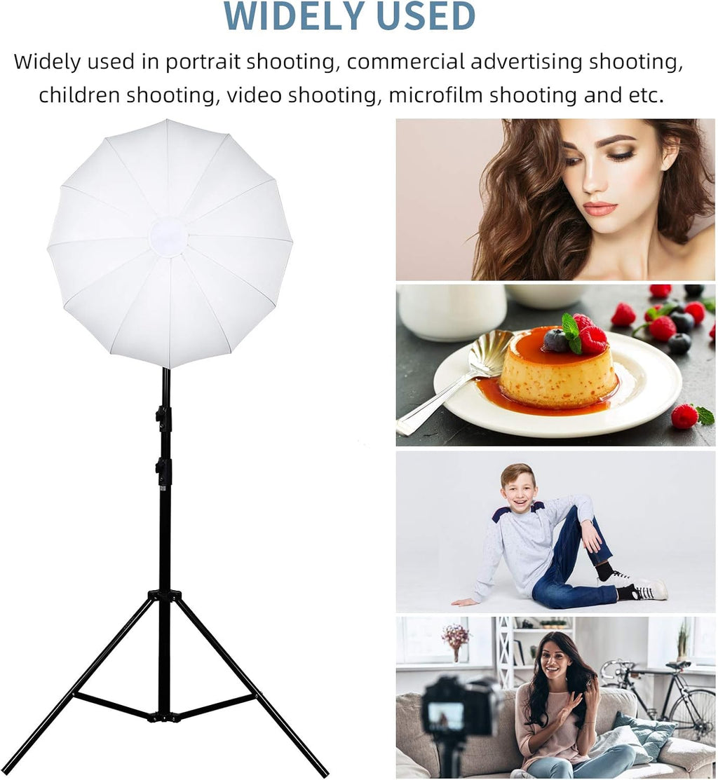 Portable 25inch Bowens Mount Softbox Light Modifier Pack of 2 C3703