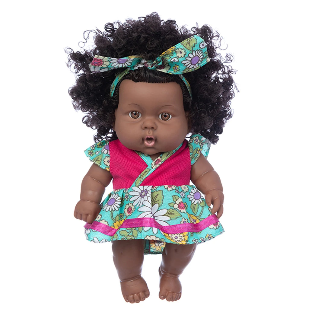 8 Inch Black Baby Dolls With Clothes S14426