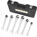Combination Ratcheting Wrench Set SAE 6PCS Chrome Vanadium Steel E47878