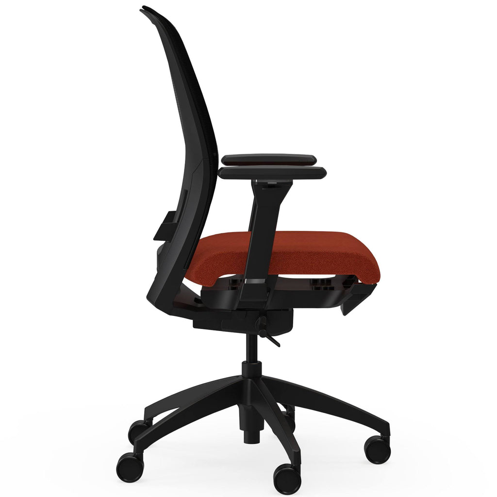 Orange Mesh Back Task Chair Y708559
