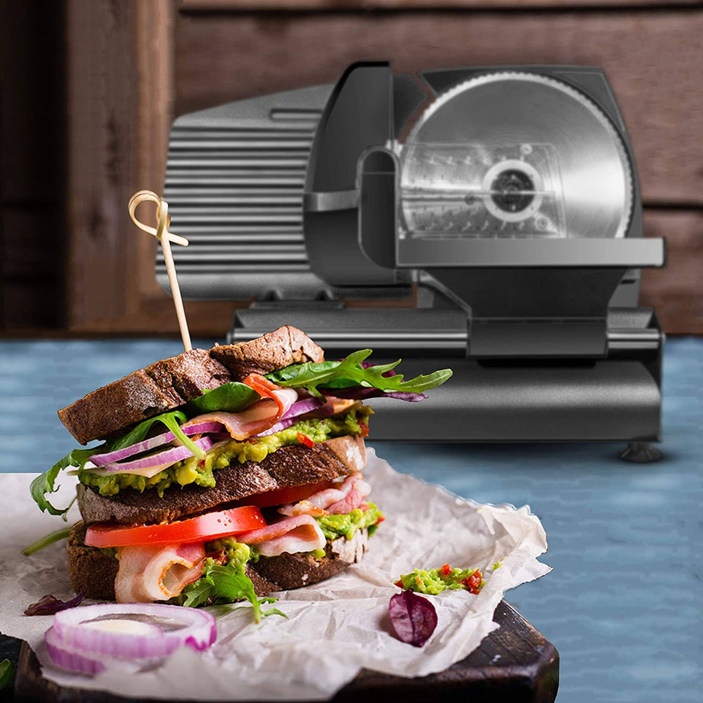 Black Stainless Steel Electric Food Slicer D88791