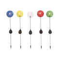 5 Piece Metal Solar Garden Stake Set N568